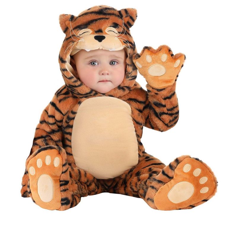 HalloweenCostumes.com Striped Tiger Infant Costume, 1 of 3