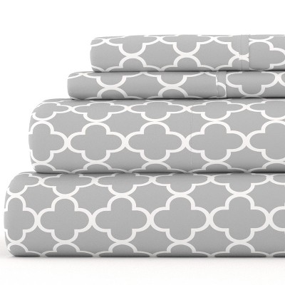 Geometric Patterns 4PC Sheet Set - Extra Soft, Easy Care - Becky Cameron