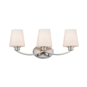 Maxim Lighting Shelter 3 - Light Vanity in  Satin Nickel - 1 of 4