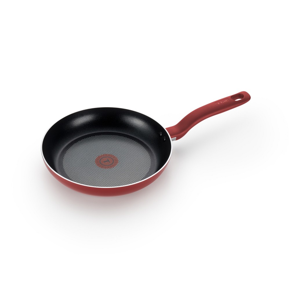 T-fal 12.5 Frying Pan, Simply Cook Nonstick Cookware Red