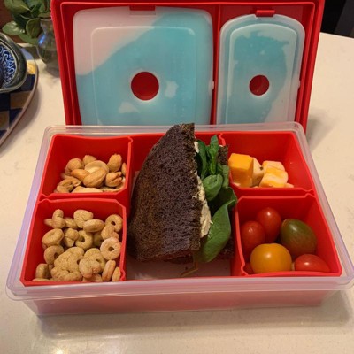 Fit and Fresh Bento Box with Ice Packs, 3 pc - Harris Teeter