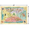Trends International The Wizard Of Oz - Map Unframed Wall Poster Prints - 3 of 4