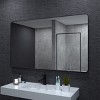 Aluminum Framed Rounded Rectangle Bathroom Wall Mirror,Vanity Mirror - 2 of 4