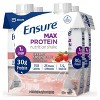Ensure Max Protein Shake - Creamy Strawberry - 4ct/44 fl oz - image 3 of 4