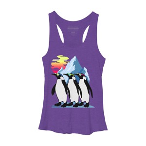 Women's Design By Humans North Pole Summer By clingcling Racerback Tank Top - 1 of 3