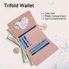 FATMOON Wallet for Women- Fashionable Butterfly PU Leather Wallet - Easy to Use Small Card Holder with ID Window,Perfect for Daily Use and Gift - 3 of 4