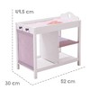 Roba Doll Bed & Storage: Fienchen in White, Purple & Pink - 2 of 4
