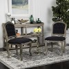 Eloise 20" H French Leg Dining Chair (Set of 2) - FOX6264 - Safavieh Couture - 3 of 4