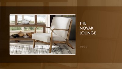 Mid-Century Teal Lounge Chair with Elm Wood Frame
