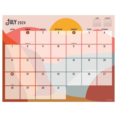 Tf Publishing July 2024-june 2025 Monthly Desk Calendar 17