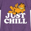 Girls' - Garfield - Just Chill Fitted Short Sleeve Graphic T-Shirt - 2 of 4