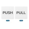 Unique Bargains Acrylic Durable Waterproof Easy to Clean Gate Sticker Wall Sign 4 Pcs - 3 of 4