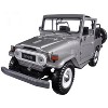 Toyota FJ40 FJ 40 Convertible Silver 1/24 Diecast Model Car by Motormax - 2 of 3