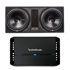 Rockford Fosgate - Two Punch P3 12" Subwoofers in a Ported Enclosure with a Punch Series P1000X1bd Amplifier - 1 of 4