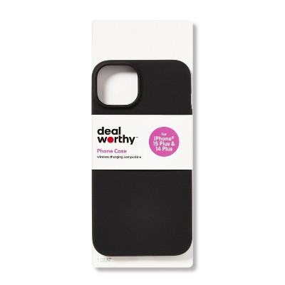 Apple iPhone 15 Plus/iPhone 14 Plus Case - dealworthy™ Black