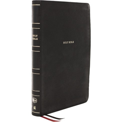 Nkjv, Reference Bible, Center-Column Giant Print, Leathersoft, Black, Red Letter Edition, Comfort Print - Large Print by  Thomas Nelson - image 1 of 1