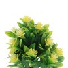 Unique Bargains Artificial Plants 17-Bud Square Pot Plum Blossom Arrangement Plastic 2.95"x2.95"x8.27" 1 Pcs - 4 of 4