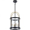 Artcraft Lighting Aurelia 4 - Light Pendant in  Black/Brushed Brass - 3 of 4