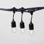 Aurio 48' Suspended Style E26 Patio Light Set with Black Wire