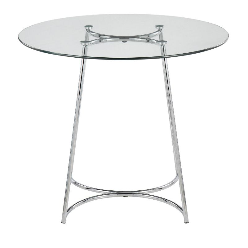 35" Cece Tempered Dining Table - LumiSource, 3 of 10