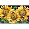 Briarwood Lane Spring Doormat 30x18 Indoor Outdoor Buzzing Sunflowers For Spring Doormat - 3 of 4