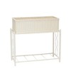 Raised Two Tier Plant Stand with Two Interchangeable Shelves, Great Indoors or Outdoors for Plants or Other Storage - 4 of 4