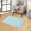 Washable Area Rugs, Modern Plaid Printed Indoor Floor Carpet with Non-Slip Backing, Contemporary Accent Carpet, Stain-Resistant Soft Low Pile Rugs - 2 of 4