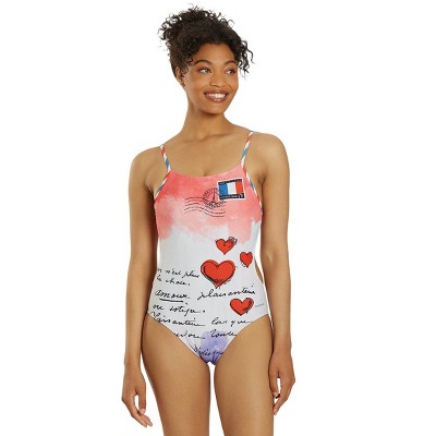 Sporti Paris Love Letters Micro Back One Piece Swimsuit (26-40)