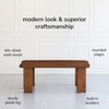 MH London Granite Rectangle Solid Wood Coffee Table For Living Room - 3 of 4