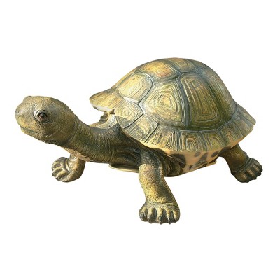 Design Toscano The Tranquil Tortoise Garden Sculpture - Large, Multicolored