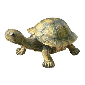 Design Toscano The Tranquil Tortoise Garden Sculpture - Large, Multicolored - 1 of 3