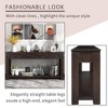 Console Tables, Narrow Sofa Table With 4 Drawers, Bottom Shelf, Solid Wood Frame And Legs Farmhouse Entryway Table Cabinet - 2 of 4
