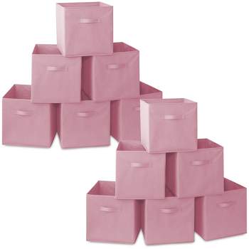 Pink Cube Storage Bins : Target