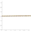 Black Bow Jewelry 2mm, 14k Yellow Gold, Singapore Chain Bracelet - 4 of 4