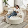 CENGHU Chenille Lazy Sofa Bean Bag Chair, Sponge Chaise Lounge Chair Indoor, Modern Sleeper Chair for Living Room Bedroom Office - 4 of 4