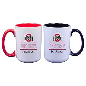 NCAA Ohio State Buckeyes 16oz Home and Away Mug Set