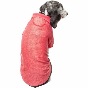 Pet Life (R) Active 'Fur-Flexed' Relax-Stretch Wick-Proof Performance Dog Polo T-Shirt - 1 of 4