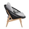 Christopher Knight Home Cecil Bohemian Outdoor Papasan Style Wicker Lounge Chair with Cushions - 4 of 4