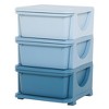 Whisen 3 Tier Kids Storage Unit, 9 Drawer Chest Toy Organizer Plastic Bins, Perfect Gift for Boys Girls Toddlers - 4 of 4