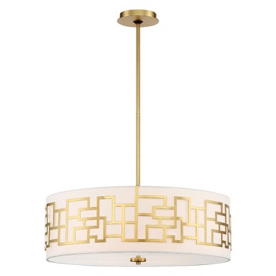 George Kovacs Lighting Alecias Necklace 4 - Light Pendant in  Honey Gold