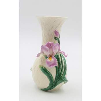 Kevins Gift Shoppe Ceramic Iris Flower Vase