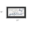 HomeRoots Grateful Heart Black Framed Print Wall Art - 3 of 3