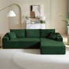 Modular Sectional Sofa Set, Modern Minimalist Style L-Shape Fabric Couch, Free Combination Upholstered Sleeper Sofa For Living Room, Bedroom, Salon - 2 of 4