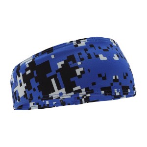 Unique Bargains Elastic Sport Headband Dark Blue 1 Pc - 1 of 4