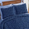 Collections Etc Royal Medallion Chenille Sham - 2 of 3