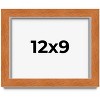 PosterPalooza | Photo Size Flat Brown Picture Frame - UV Acrylic, Foam Board Backing, Hanging Hardware - 2 of 4