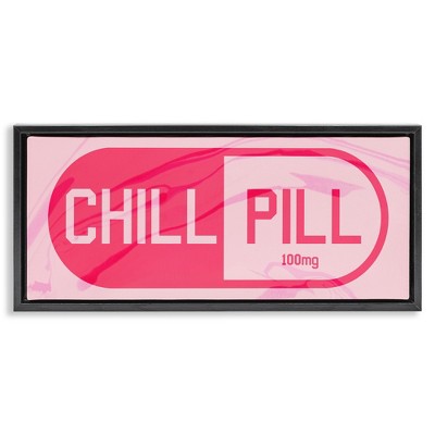 Stupell Industries Chill Pill Modern Pop, 31" x 14"
