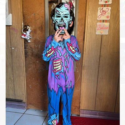 Kids' Vintage Vibes Zombie Halloween Costume Jumpsuit - Hyde and