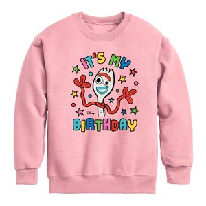 Boys' - Disney - Toy Story Graphic Long Sleeve Fleece Sweatshirt - 1 of 3