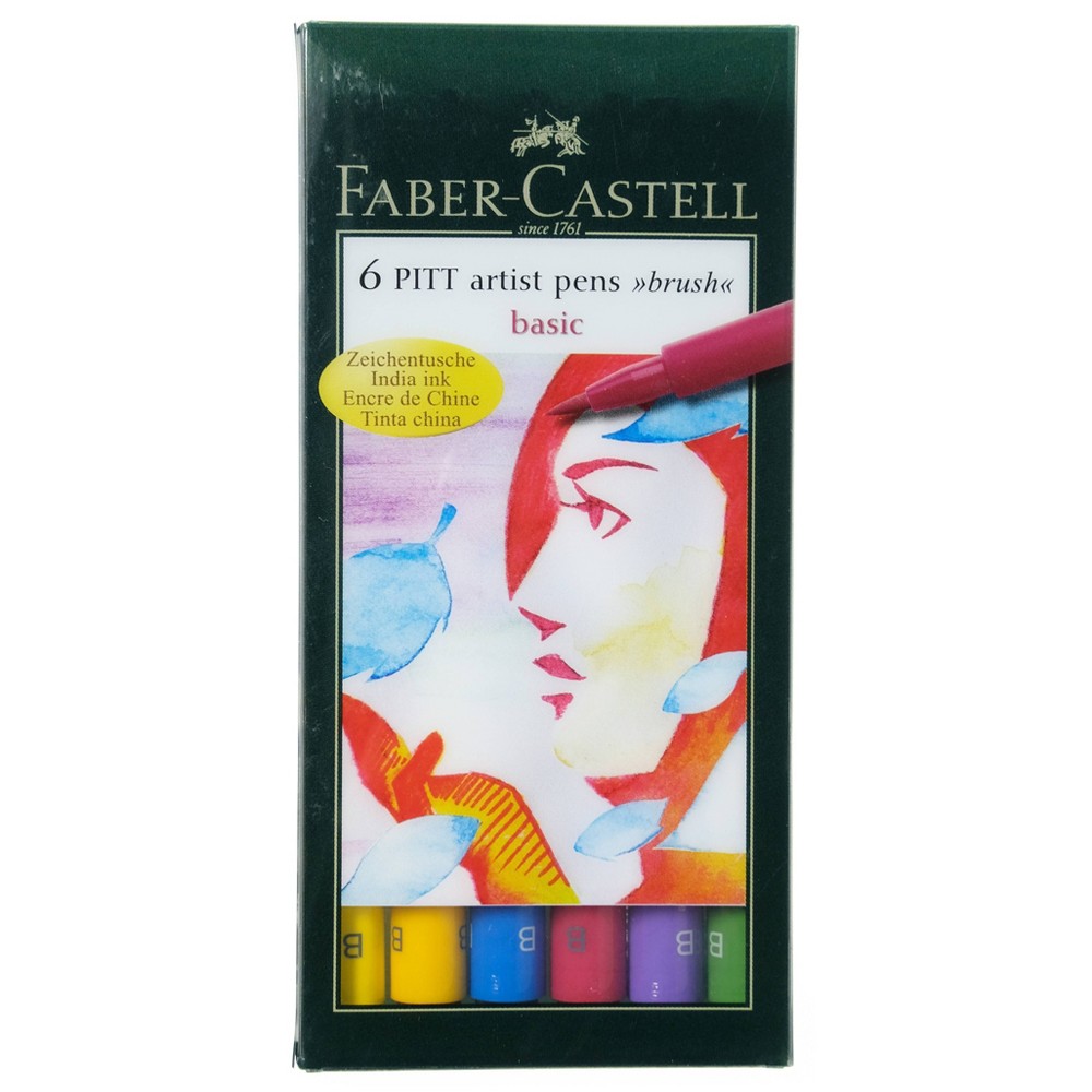  Faber-Castell Metallic PITT Artist Pens - 3 Colored Metallic  Colors - Smooth Bullet Nibs (Classic Metallic)